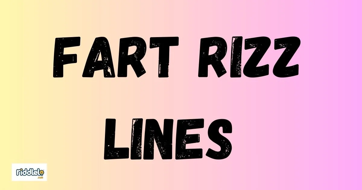 60+ Gas Up the Romance: Hilarious Fart Rizz Lines