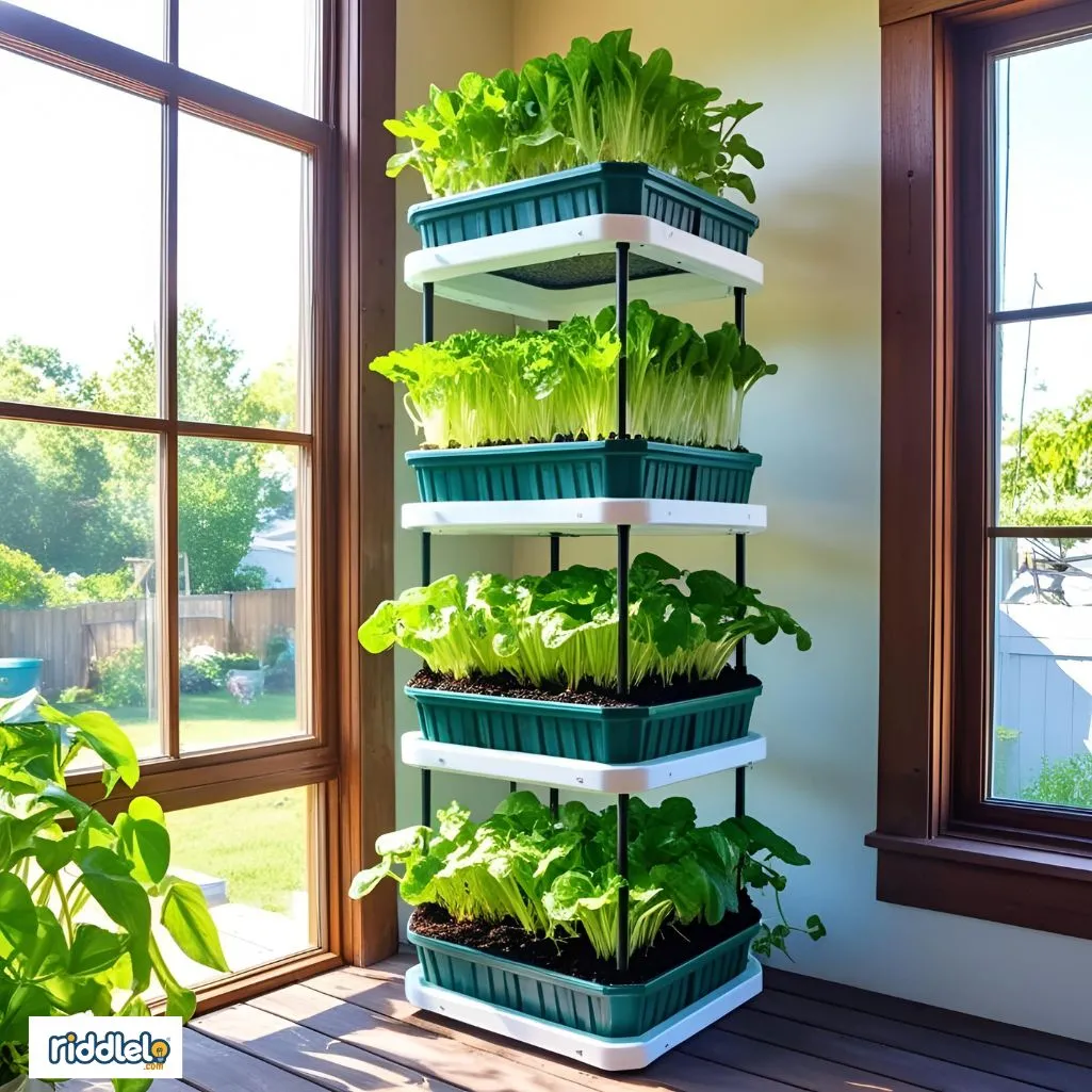 Aquaponics vertical grow tower DIY