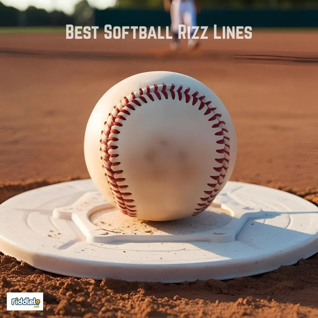 Best Softball Rizz Lines
