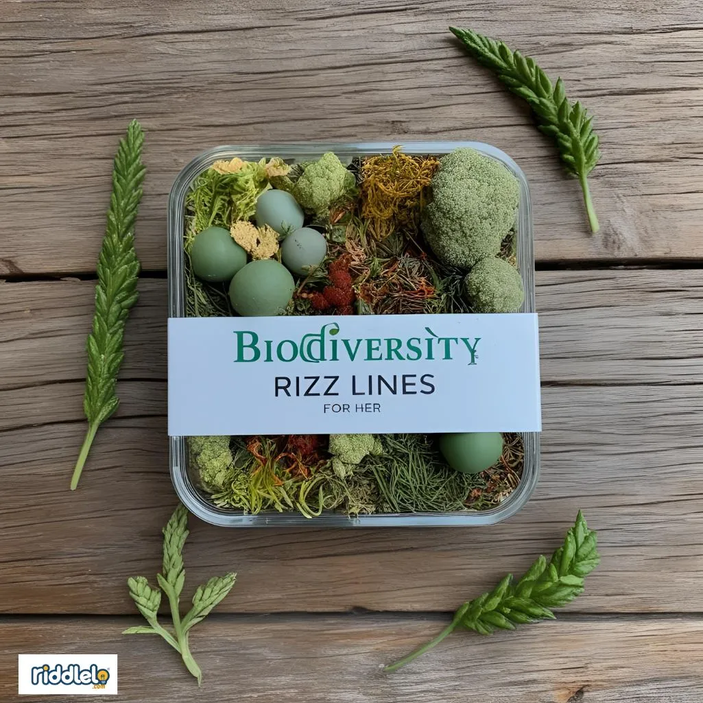 Biodiversity rizz lines for her