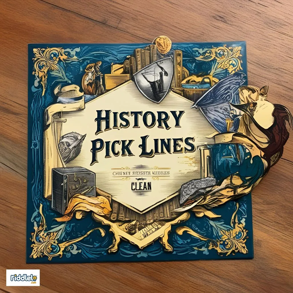 History Pick Up Lines Clean
