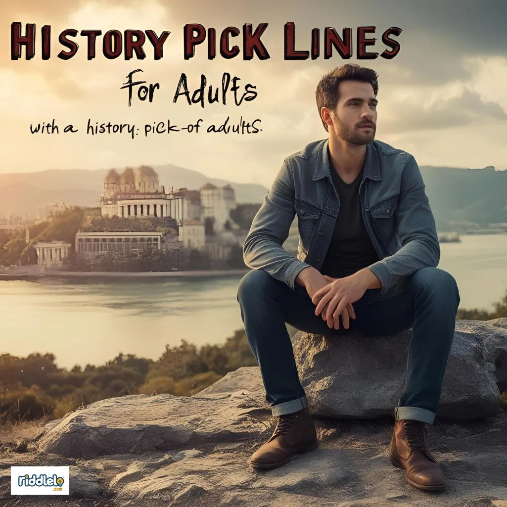 History Pick Up Lines for Adults