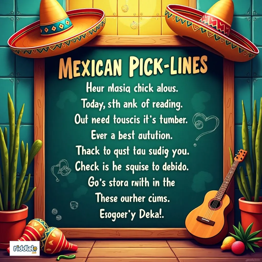 Mexican Pick Up Lines Spanish
