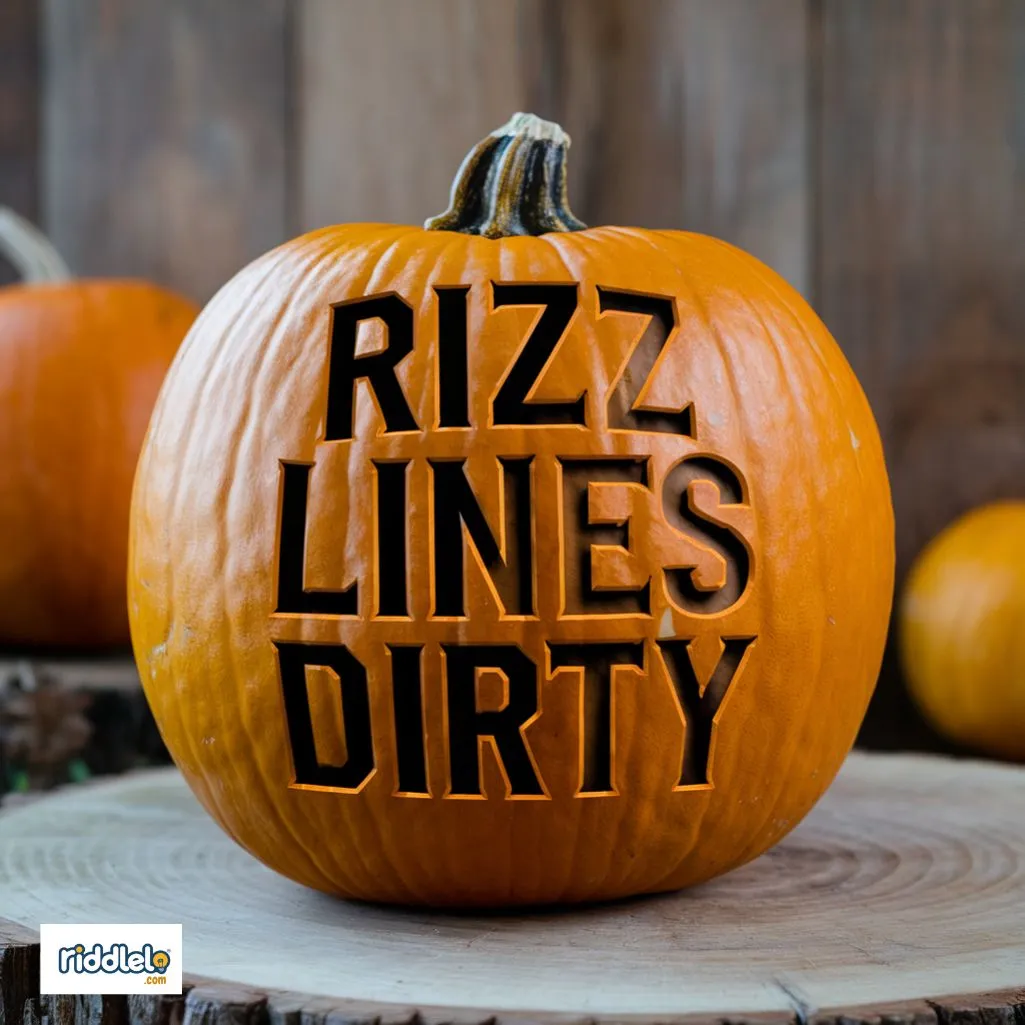 Pumpkin Rizz Lines Dirty